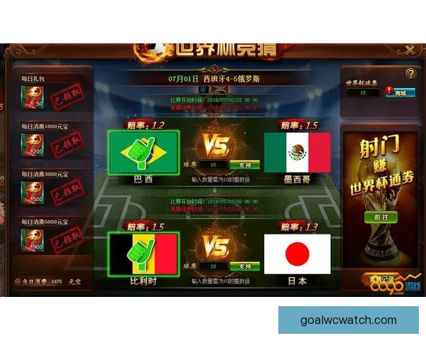 世界杯比分预测攻略 轻松竞猜赢大奖 你的预测能否成为赢家